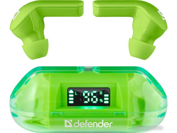 Наушники Defender Twins 916 (зеленый)