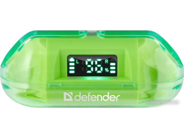 Наушники Defender Twins 916 (зеленый)