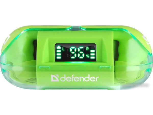 Наушники Defender Twins 916 (зеленый)