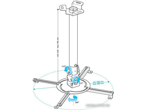 Кронштейн Holder PR-104 (черный)