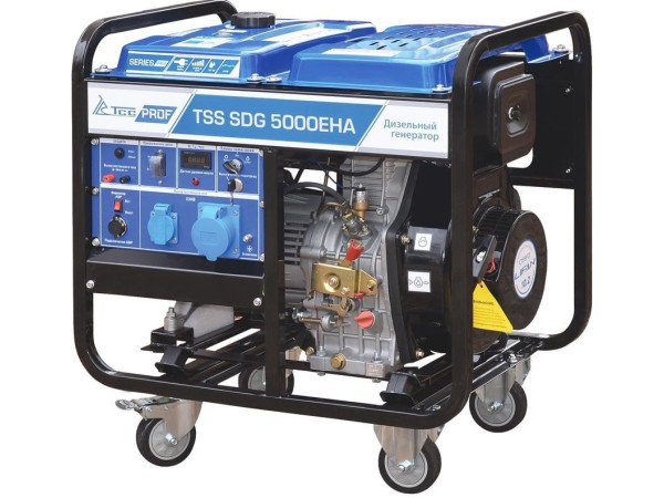 Дизельный генератор ТСС SDG 5000EHA 077012