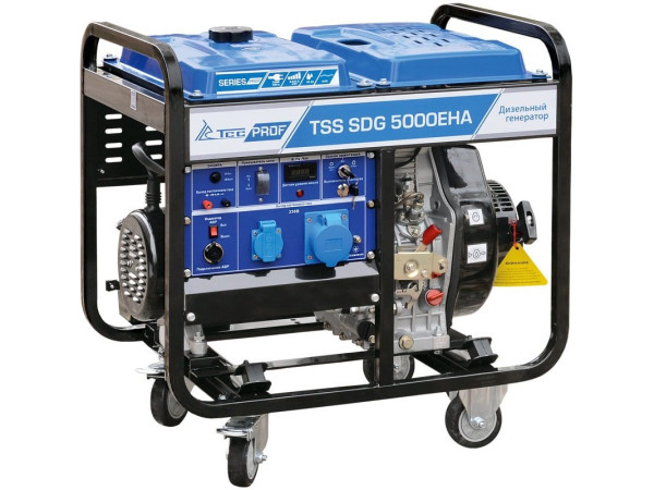 Дизельный генератор ТСС SDG 5000EHA 077012