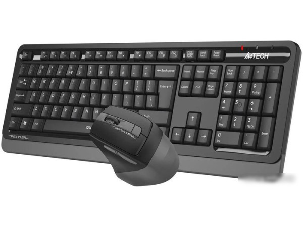 Офисный набор A4Tech Fstyler FGS1035Q (черный/серый)