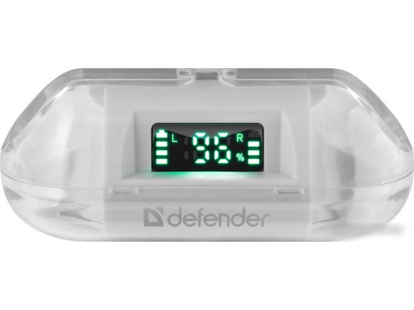 Наушники Defender Twins 916 (белый)