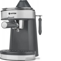Рожковая бойлерная кофеварка Vitek VT-1524 (черный/серебристый)
