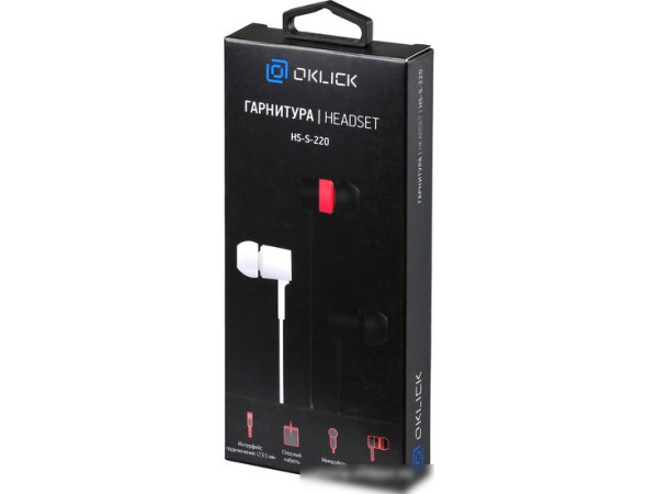 Наушники Oklick HS-S-220 (белый)