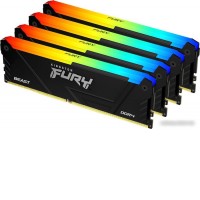 Оперативная память Kingston FURY Beast RGB 4x8ГБ DDR4 3200 МГц KF432C16BB2AK4/32