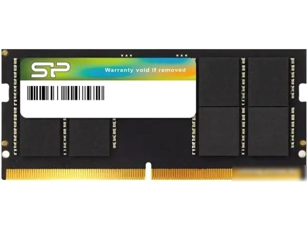 Оперативная память Silicon-Power 16ГБ DDR5 SODIMM 4800 МГц SP016GBSVU480F02