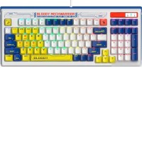 Клавиатура A4Tech Bloody B950 (белый/синий, Light Strike Libra Brown)