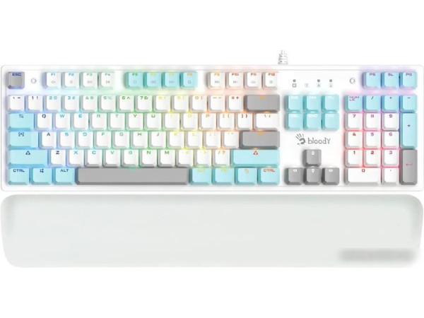 Клавиатура A4Tech Bloody S515R (белый, Bloody BLMS Red)
