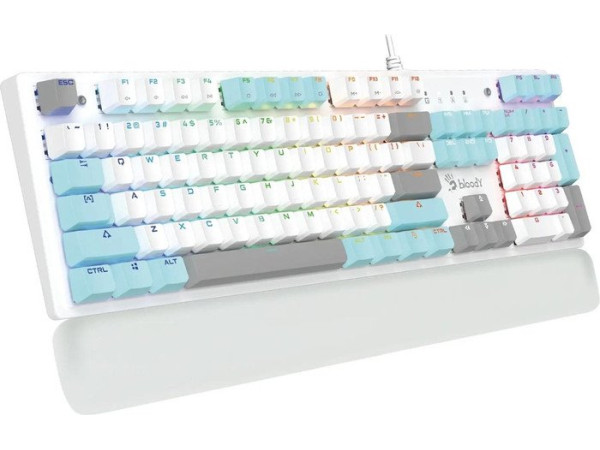 Клавиатура A4Tech Bloody S515R (белый, Bloody BLMS Red)