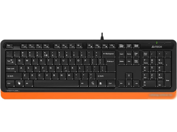 Клавиатура A4Tech Fstyler FK10 (черный/оранжевый)