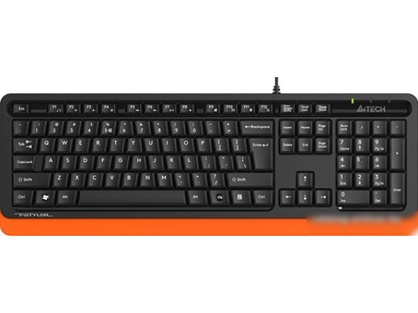 Клавиатура A4Tech Fstyler FKS10 (черный/оранжевый)