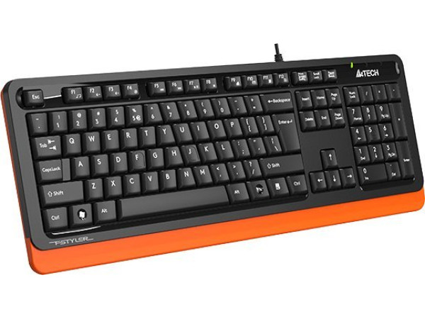 Клавиатура A4Tech Fstyler FKS10 (черный/оранжевый)