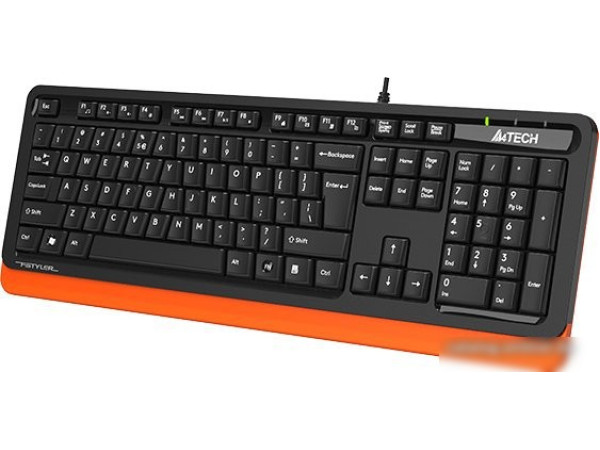Клавиатура A4Tech Fstyler FKS10 (черный/оранжевый)