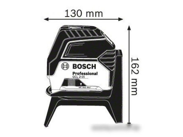 Лазерный нивелир Bosch GCL 2-15 Professional [0601066E02]