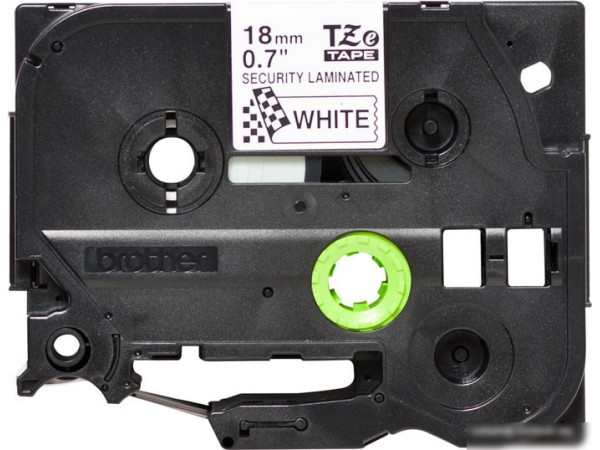 Картридж-лента для термопринтера Brother TZe-SE4 (18 мм, 8 м)