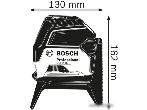Лазерный нивелир Bosch GCL 2-50 Professional 0601066F01 (RM1 + BM3 + LR6)