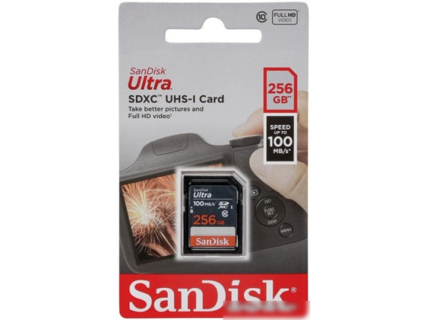 Карта памяти SanDisk Ultra SDXC SDSDUNR-256G-GN3IN 256GB