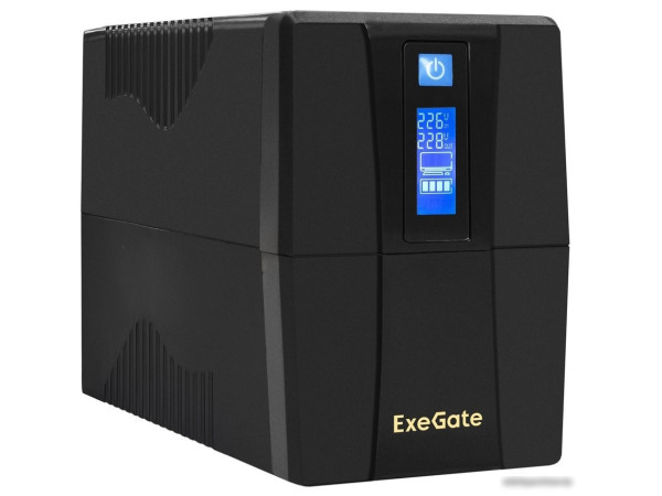 Источник бесперебойного питания ExeGate SpecialPro Smart LLB-600.LCD.AVR.C13.RJ.USB
