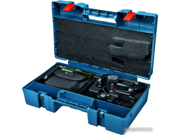 Лазерный нивелир Bosch GLL 2-15 G Professional 0601063W02 (LB 10 + DK 10, кейс)
