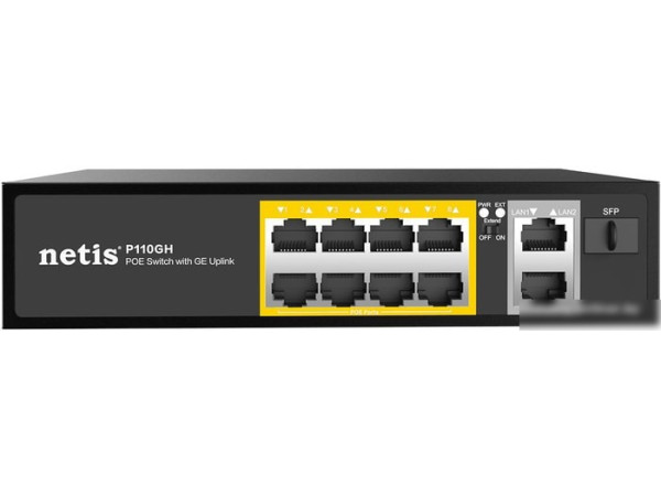 Неуправляемый коммутатор Netis P110GH