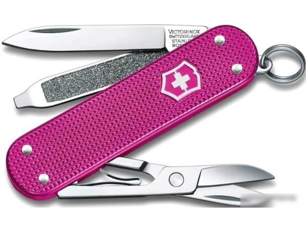 Нож-брелок Victorinox Classic Flamingo Party 0.6221.251G (пурпурный)