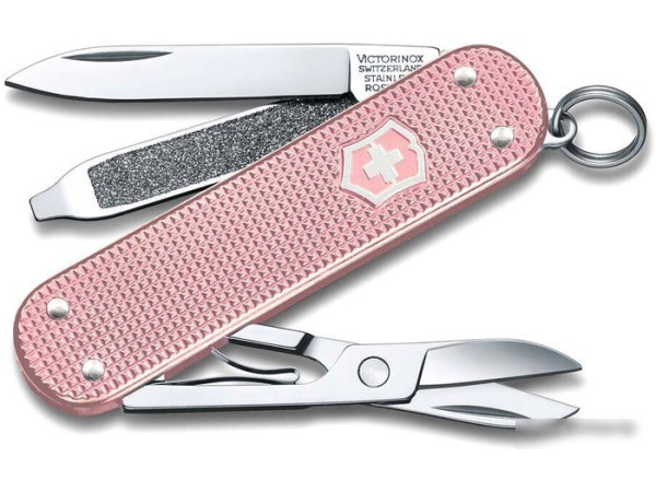 Нож-брелок Victorinox Classic Cotton Candy 0.6221.252G (розовый)