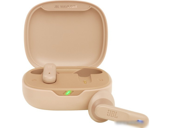 Наушники JBL Wave Flex (бежевый)
