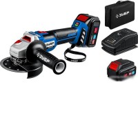 Угловая шлифмашина Зубр AB-125-42 (с 2-мя АКБ, сумка)