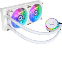 Система жидкостного охлаждения для процессора Cooler Master MasterLiquid PL240 Flux White Edition MLY-D24M-A23PZ-RW