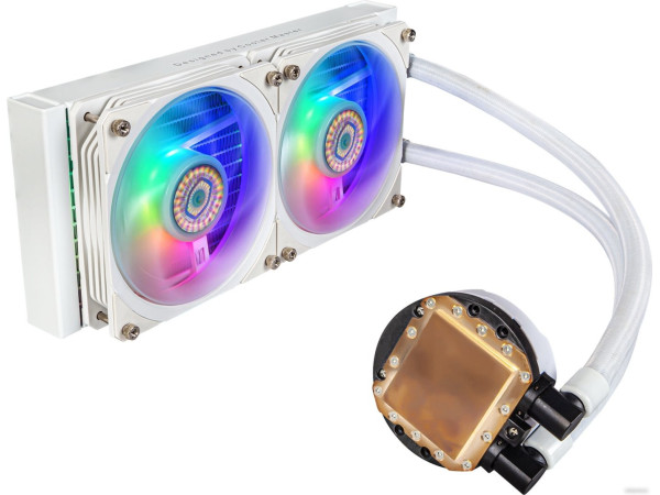 Система жидкостного охлаждения для процессора Cooler Master MasterLiquid PL240 Flux White Edition MLY-D24M-A23PZ-RW