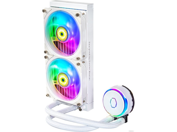 Система жидкостного охлаждения для процессора Cooler Master MasterLiquid PL240 Flux White Edition MLY-D24M-A23PZ-RW