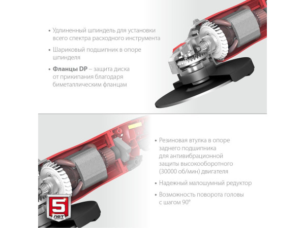 Угловая шлифмашина Зубр Мастер УШМ-230-2405 П
