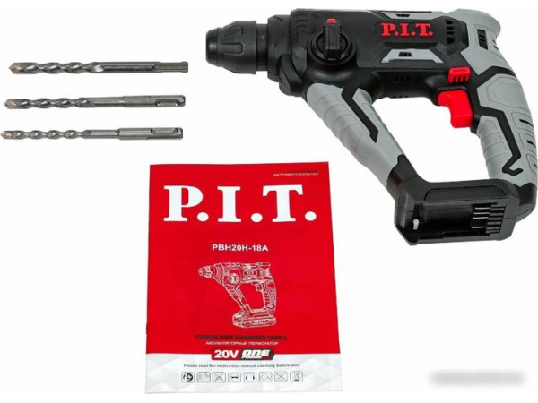 Перфоратор P.I.T. PBH20H-18A Solo (без АКБ)