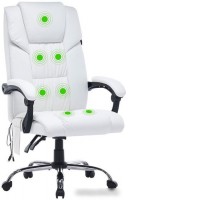 Кресло CACTUS CS-CHR-OC02M-WT (белый)