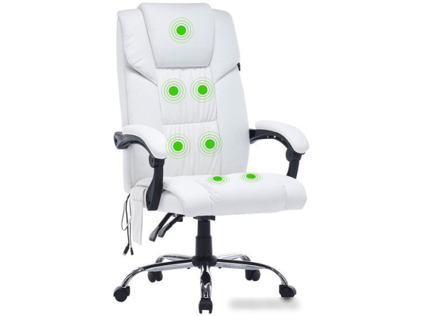 Кресло CACTUS CS-CHR-OC02M-WT (белый)