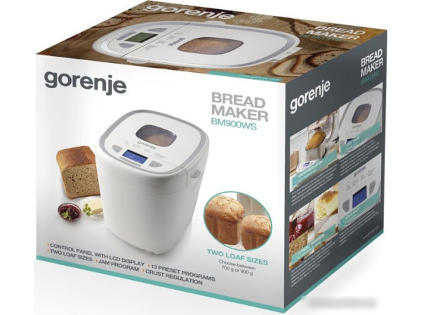 Хлебопечка Gorenje BM900WS