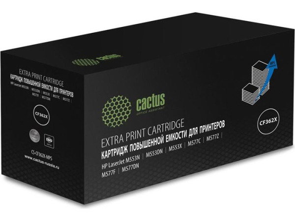 Картридж CACTUS CS-CF362X-MPS (аналог HP CF362X-MPS)