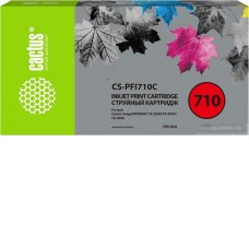 Картридж CACTUS CS-PFI710C (аналог Canon PFI710C)