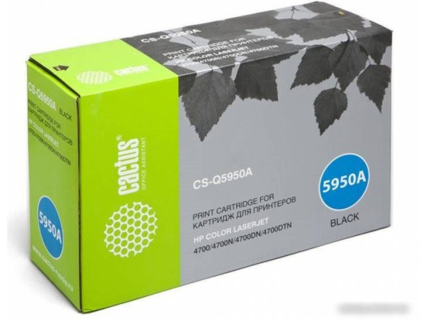 Картридж CACTUS CS-Q5950A (аналог HP Q5950A)
