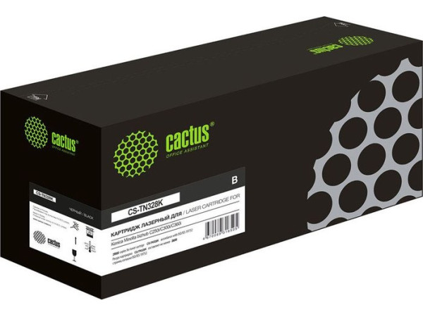 Картридж CACTUS CS-TN328K (аналог Konica Minolta TN328K)