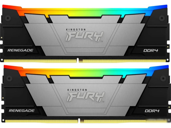 Оперативная память Kingston FURY Renegade RGB 2x8ГБ DDR4 4000 МГц KF440C19RB2AK2/16