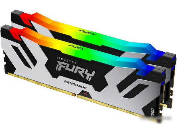 Оперативная память Kingston FURY Renegade RGB 2x16ГБ DDR5 7600МГц KF576C38RSAK2-32