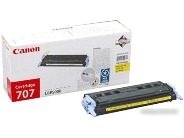 Картриджи для принтеров и МФУ Canon 707Y 9421A004