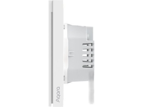 Выключатель Aqara Smart Wall Switch H1 двухклавишный c нейтралью (серый)