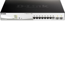 Управляемый коммутатор 2-го уровня D-Link DGS-1210-10MP/F3A