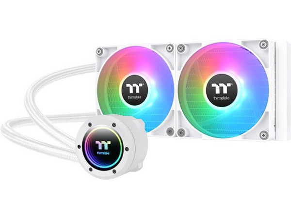 Жидкостное охлаждение для процессора Thermaltake TH240 V2 ARGB Snow Edition CL-W364-PL12SW-A