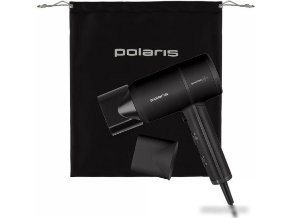 Фен Polaris PHD 2044Ti Quattro Ionic (черный)