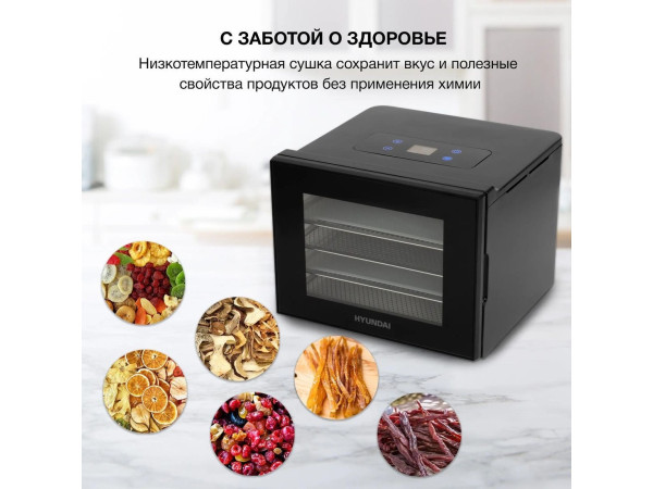 Сушилка для овощей и фруктов Hyundai HYFD-1204